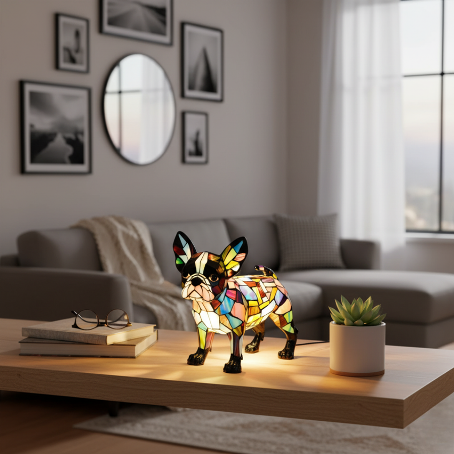 Elegant Boston terrier