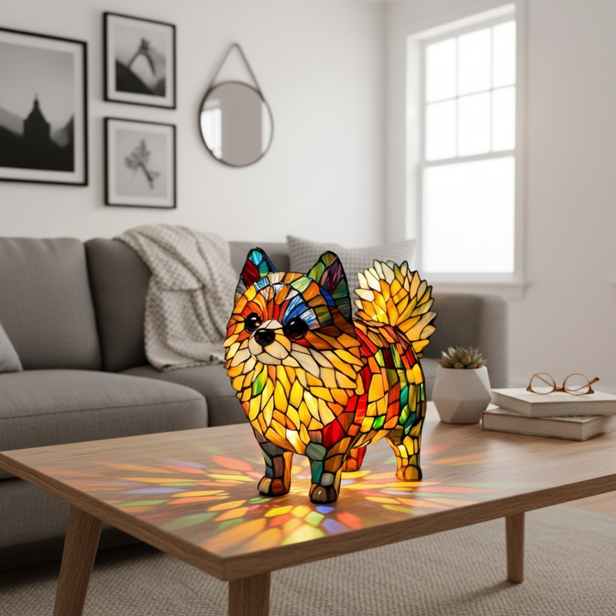 Livlig pomeranian