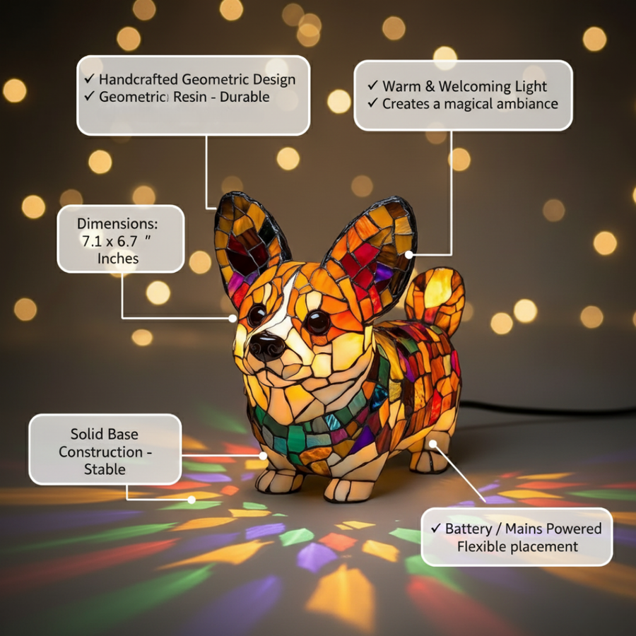 Strålende corgi