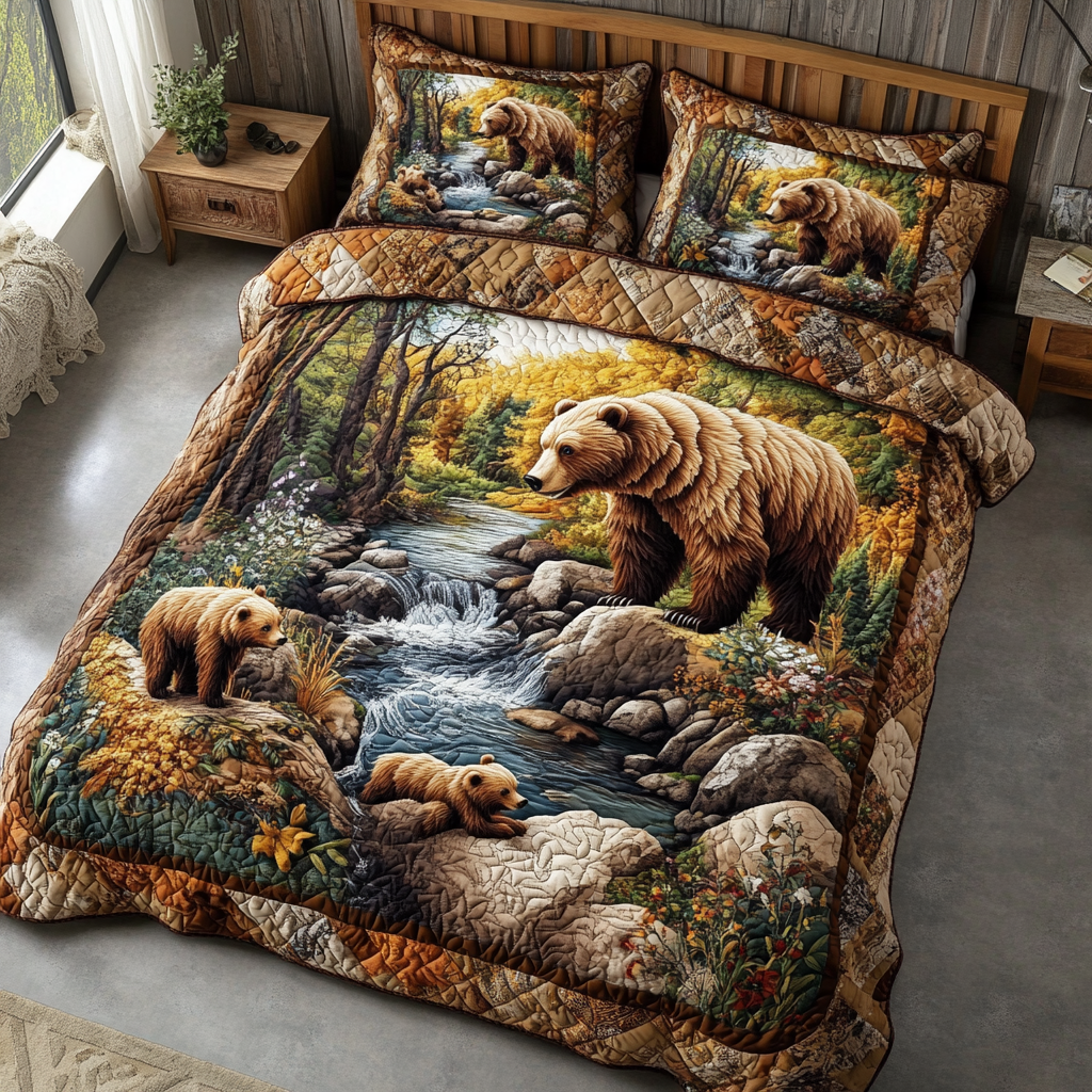 Sengesæt i 3 dele – Bear Haven