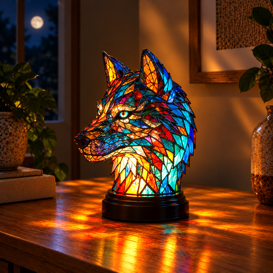 Bo – magisk ulveformet lampe