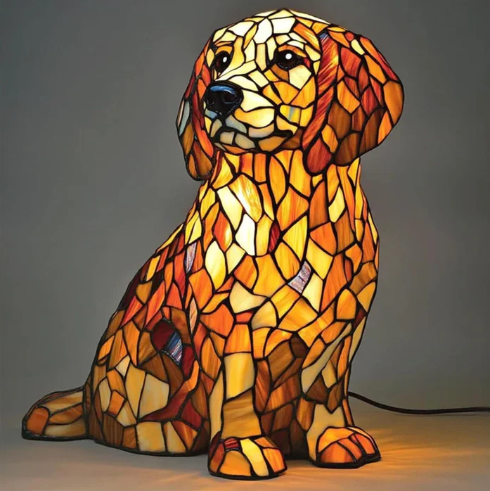 Buddy – golden retriever-lampe