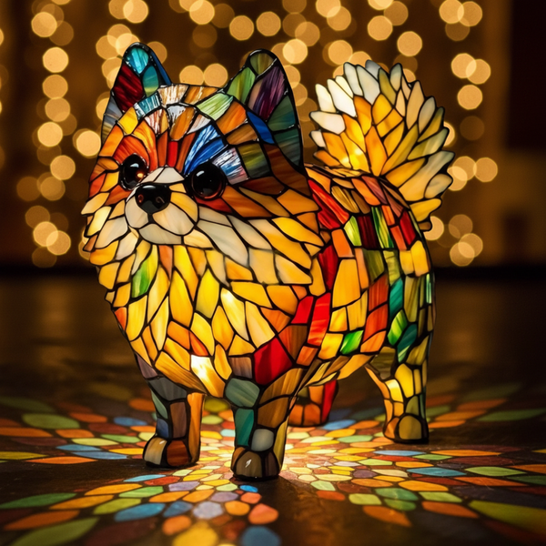 Livlig pomeranian