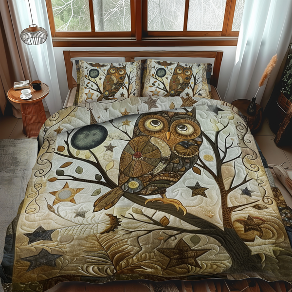 Sengesæt i 3 dele – Delightful Owl