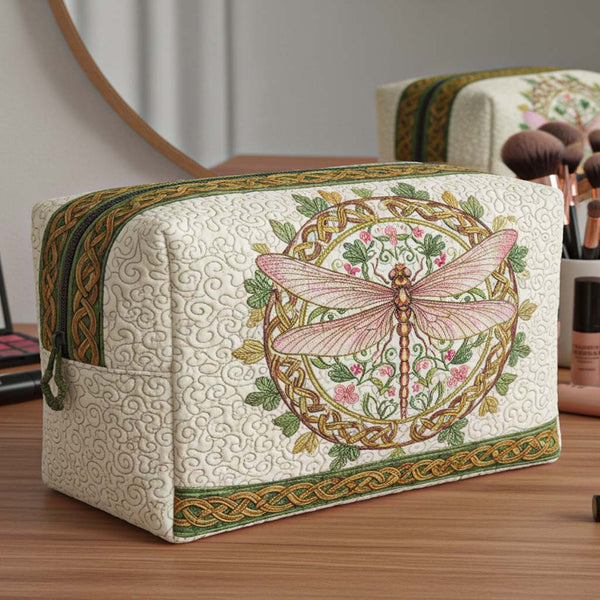 Quiltet makeuptaske – Dragonfly Dreams Quilted