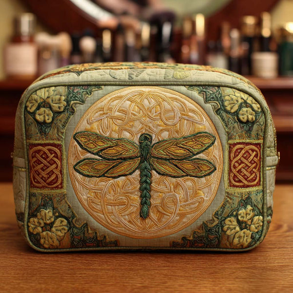 Quiltet makeuptaske – Dragonfly Muse Quilted