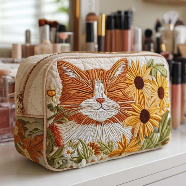 Quiltet makeuptaske – Fluffy Friend Quilted