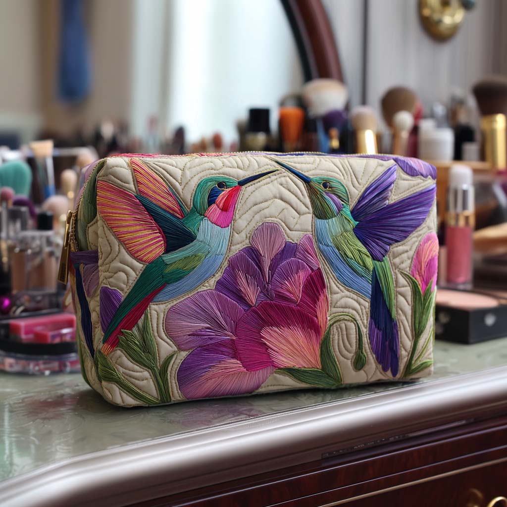 Quiltet makeuptaske – Little Dynamo Quilted
