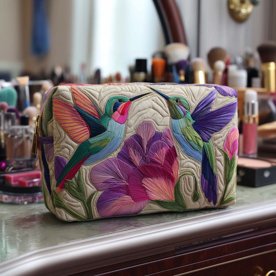 Quiltet makeuptaske – Little Dynamo Quilted