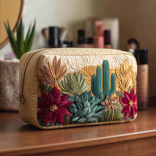 Quiltet makeuptaske – Little Prickle Quilted