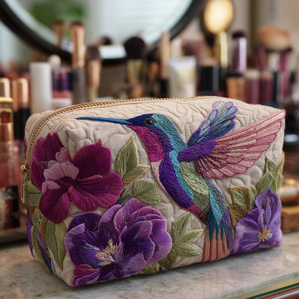 Quiltet makeuptaske – Mini Jewel Quilted