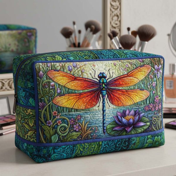 Quiltet makeuptaske – Nature Jewel Quilted