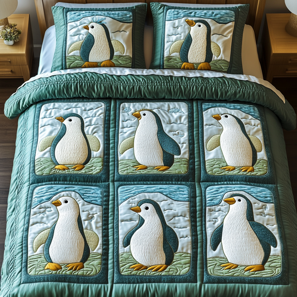 Sengesæt i 3 dele – Penguin Parade