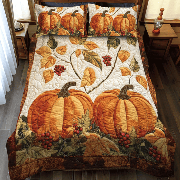 Sengesæt i 3 dele – Pumpkin Patch Thanksgiving