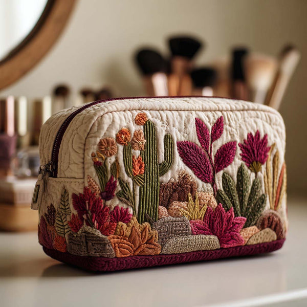 Quiltet makeuptaske – Southwest Star Quilted