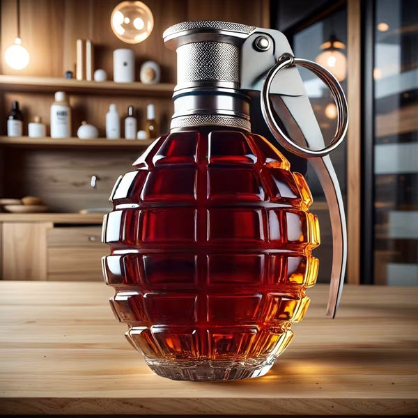 Whiskykaraffel formet som granat