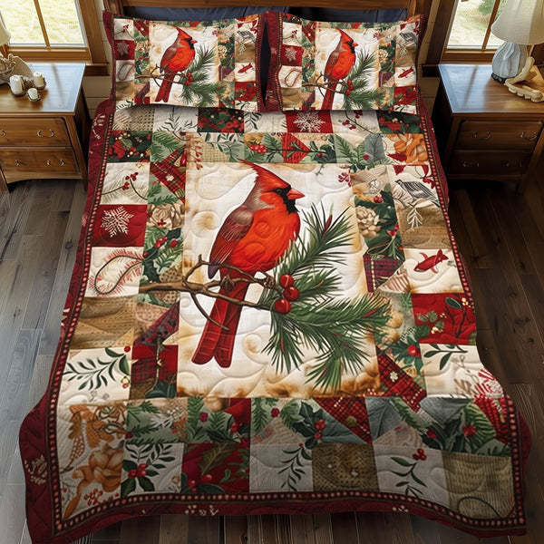 Sengesæt i 3 dele – Vibrant Cardinal